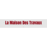 Découpe de lettres : "La Maison Des Travaux"