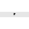 Découpe de lettres : "P"