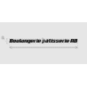 Découpe de lettres : "Boulangerie pâtisserie AB"