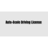 Découpe de lettres : "Auto-école Driving License "