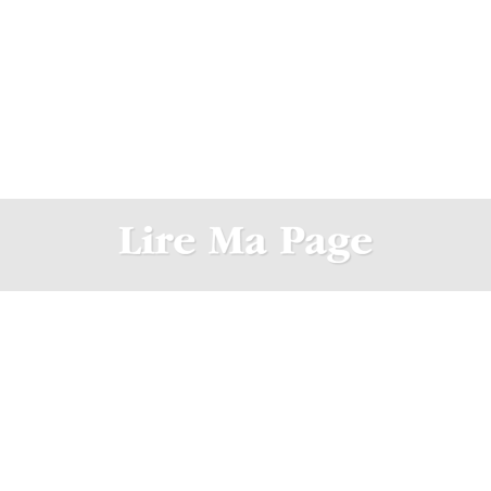 Découpe de lettres : "Lire Ma Page"