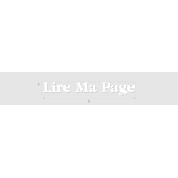 Découpe de lettres : "Lire...