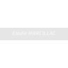 Découpe de lettres : "Elodie MARCILLAC"