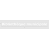 Découpe de lettres : "Bibliothèque municipale"