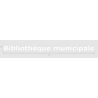 Découpe de lettres : "Bibliothèque municipale"