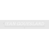 Découpe de lettres : "JEAN GOUESLARD"