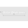 Découpe de lettres : "Atelier Dépôt-vente"