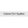Découpe de lettres : "Cabinet Onn' Equilibre"