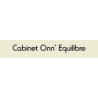 Découpe de lettres : "Cabinet Onn' Equilibre"