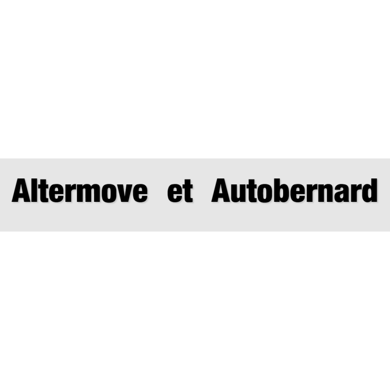 Découpe de lettres : "Altermove  et  Autobernard"