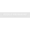 Découpe de lettres : "ECOLE PRIMAIRE"