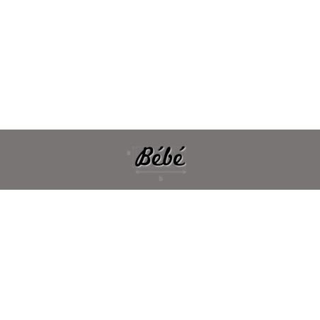 Découpe de lettres : "Bébé"