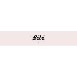 Découpe de lettres : "Bébé"