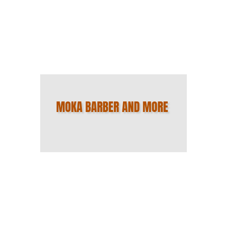 Découpe de lettres : "MOKA BARBER AND MORE "