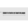 Découpe de lettres : ""
