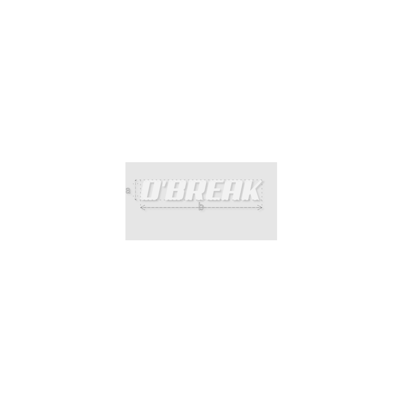 Découpe de lettres : "O'BREAK"