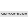 Découpe de lettres : "Cabinet Onn'Equilibre"