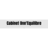 Découpe de lettres : "Cabinet Onn'Equilibre"