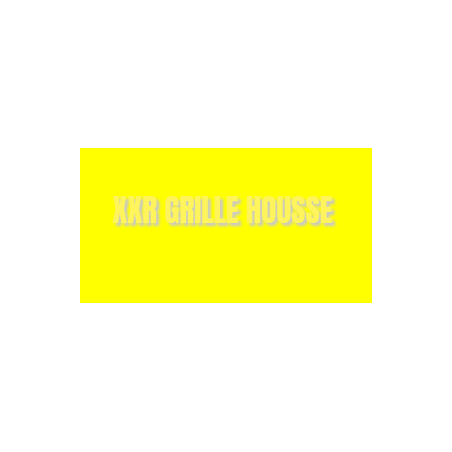 Découpe de lettres : "XXR GRILLE HOUSSE "