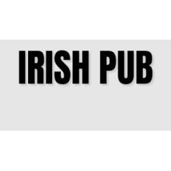 Découpe de lettres : "IRISH...