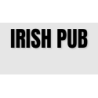 Découpe de lettres : "IRISH PUB"