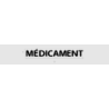 Découpe de lettres : "MÉDICAMENT"
