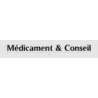 Découpe de lettres : "Médicament & Conseil"