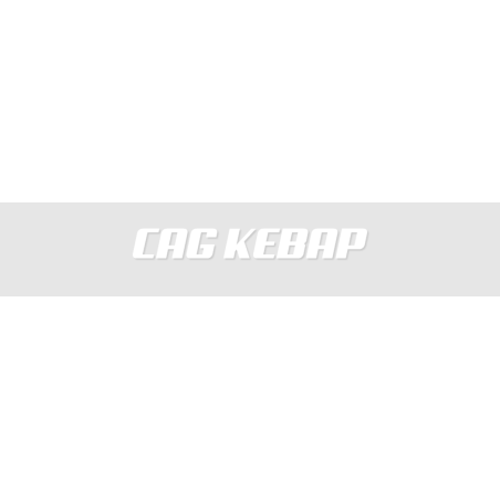 Découpe de lettres : "CAG KEBAP"