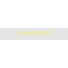 Découpe de lettres : "L'IMMOBILIER"