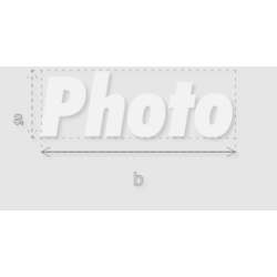 Découpe de lettres : "Photo"
