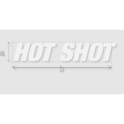 Découpe de lettres : "HOT...