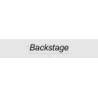 Découpe de lettres : "Backstage"