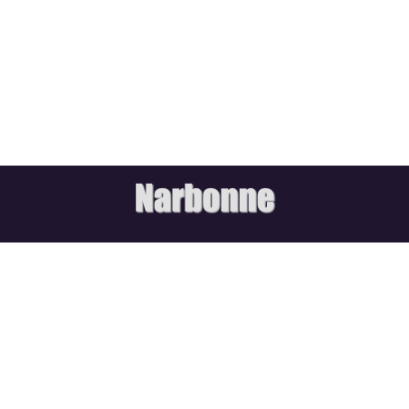 Découpe de lettres : "Narbonne"