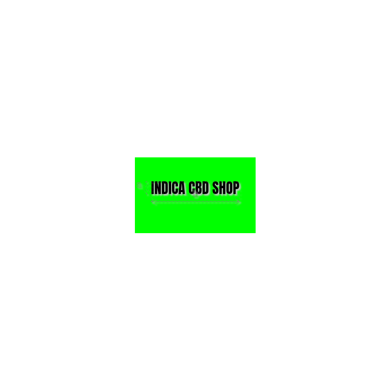 Découpe de lettres : "INDICA CBD SHOP"