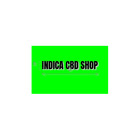 Découpe de lettres : "INDICA CBD SHOP"