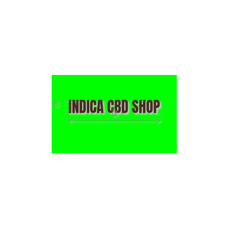 Découpe de lettres : "INDICA CBD SHOP"