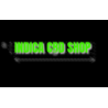 Découpe de lettres : "INDICA CBD SHOP "