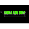 Découpe de lettres : "INDICA CBD SHOP"