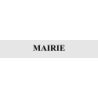 Découpe de lettres : "MAIRIE"