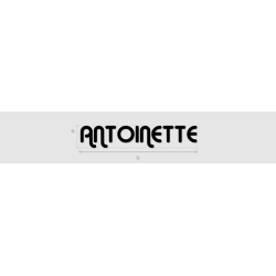 Découpe de lettres :...