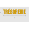 Découpe de lettres : "TRÉSORERIE"