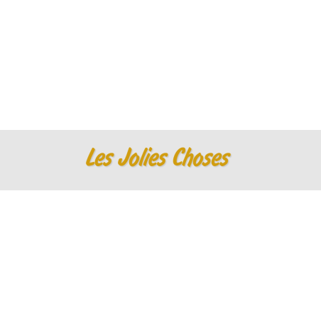 Découpe de lettres : "Les Jolies Choses "