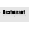 Découpe de lettres : "Restaurant "