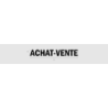 Découpe de lettres : "ACHAT-VENTE"