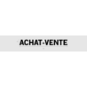 Découpe de lettres : "ACHAT-VENTE"