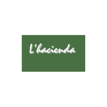 Découpe de lettres : "L'hacienda "