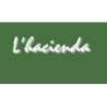 Découpe de lettres : "L'hacienda "