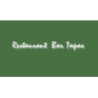 Découpe de lettres : "Restaurant  Bar Tapas "