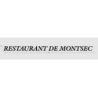 Découpe de lettres : "RESTAURANT DE MONTSEC "