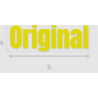 Découpe de lettres : "Original"